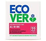 Ecover Таблетки для посудомоечной машины 3-в-1 22 шт Ecover Таблетки для посудомоечной машины 3-в-1 22 шт