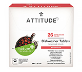 Attitude таблетки для посудомоечной машины Все-в-одном Eco pouches 26 шт Attitude таблетки для посудомоечной машины Все-в-одном Eco pouches 26 шт